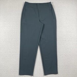 Athleta Pants Womens 10 Green Endless High Rise Casual Travel Vacation Workwear